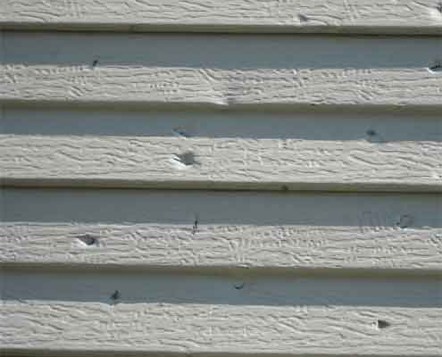 hail damaged aluminum siding